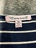 Extra Touch Stripes Blue Short Sleeve T-Shirt Size 1X - photo 7