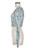 Glassons Blue Long Sleeve Blouse Size M - photo 5