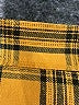 Unbranded Plaid Yellow Casual Skirt Size S - photo 4