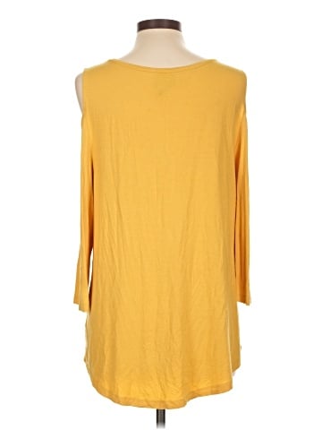 JM Collection 3/4 Sleeve T-Shirt (view 2)