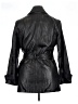 Wilsons Leather 100% Polyester Black Trenchcoat Size 1X - photo 2