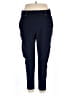 Harper Solid Blue Casual Pants Size 2X - photo 1