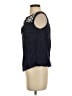 Basic Editions 100% Cotton Blue Sleeveless Blouse Size S - photo 5