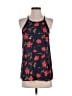 Aqua 100% Polyester Blue Sleeveless Blouse Size M - photo 1