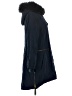 Donna Karan New York 100% Polyester Blue Coat Size M - photo 4