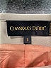Classiques Entier 100% Acetate Solid Gray Formal Skirt Size 8 - photo 4