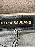Express Jeans Stars Blue Denim Shorts Size 8 - photo 3