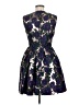 MSGM Floral Purple Cocktail Dress Size EU (IT) 42 / US 6 - photo 2