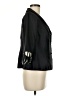 Dana Kay 100% Polyester Animal Print Black Blazer Size 8 - photo 4
