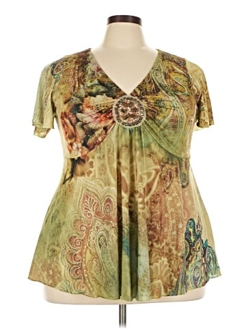 DressBarn Short Sleeve Blouse (view 1)