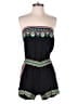 Trina Turk 100% Viscose Graphic Black Romper Size S - photo 1