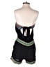 Trina Turk 100% Viscose Graphic Black Romper Size S - photo 2