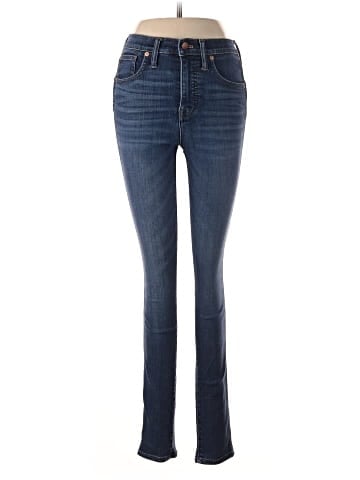 Madewell Tall 10" High-Rise Skinny Jeans in Danny Wash: TENCEL&trade; Denim Edition (view 1)