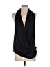 ASOS 100% Polyester Black Sleeveless Blouse Size 2 - photo 1