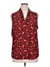 Anne Klein Red Sleeveless Blouse Size XL - photo 1
