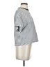 Reserved Stripes White Short Sleeve Turtleneck Size 0 - photo 4