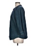 Hot Cotton 100% Cotton Teal Denim Jacket Size L - photo 5