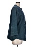 Hot Cotton 100% Cotton Teal Denim Jacket Size L - photo 4