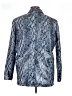 Forever Unique London 100% Polyurethane Animal Print Blue Blazer Size 12 - photo 2