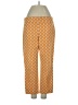 So Slimming by Chico's Print Orange Casual Pants Size Sm (0.5) - photo 1