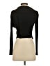 BCBGMAXAZRIA 100% Polyester Black Long Sleeve Top Size XXS - photo 2