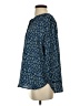 Jachs Girlfriend 100% Polyester Blue 3/4 Sleeve Blouse Size S - photo 5