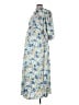 ASOS Design 100% Polyester Blue Casual Dress Size 6 Maternity - photo 1