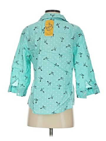 Karen Scott 3/4 Sleeve Button-Down Shirt (view 2)