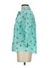 Karen Scott Teal 3/4 Sleeve Button-Down Shirt Size S (estimated) - photo 6