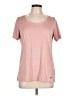 Nike 100% Polyester Pink Active T-Shirt Size L - photo 1