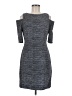 Eliza J Tweed Gray Casual Dress Size 8 - photo 1