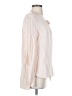 DKNY 100% Rayon Color Block Ivory Long Sleeve Blouse Size S - photo 4