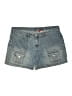 Bongo 100% Cotton Blue Denim Shorts Size 18 - photo 1