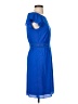 Gianni Bini Solid Blue Casual Dress Size 4 - photo 4