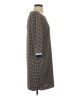 The Limited 100% Polyester Houndstooth Brown Casual Dress Size XS - photo 4