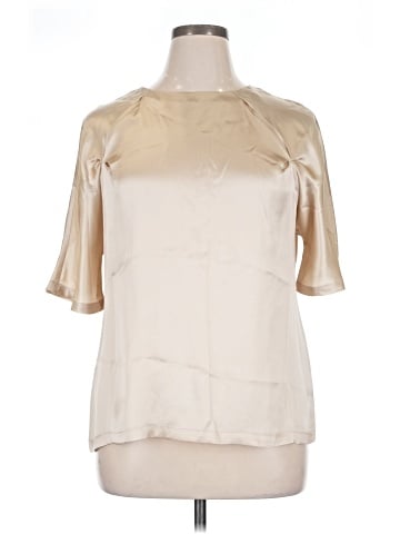 Banana Republic Short Sleeve Silk Top (view 1)