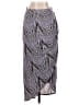 Maeve Chevron-herringbone Silver Formal Skirt Size S - photo 1