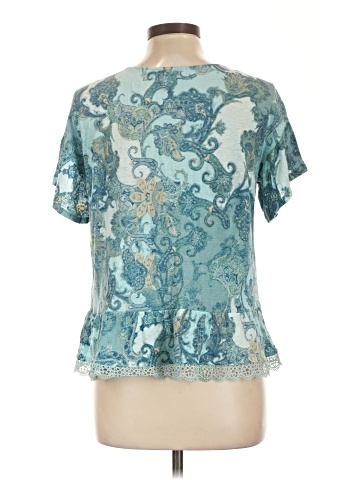 Vintage America Blues Short Sleeve Blouse (view 2)