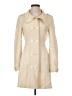 Divided by H&M 100% Polyester Ivory Trenchcoat Size 4 - photo 1