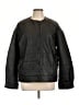 Rebecca Minkoff 100% Polyurethane Solid Black Jacket Size L - photo 1