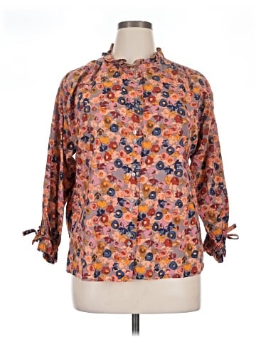 Sundance 3/4 Sleeve Blouse (view 1)