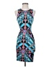 Mara Hoffman Graphic Blue Cocktail Dress Size XS - photo 1