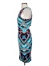 Mara Hoffman Graphic Blue Cocktail Dress Size XS - photo 5