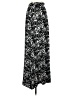 Max Studio Print Black Casual Skirt Size S - photo 1