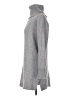 Cupcakes & Cashmere 100% Polyester Gray Turtleneck Sweater Size XS - photo 5