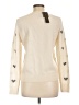 Magaschoni 100% Cashmere Graphic Ivory Cashmere Pullover Sweater Size L - photo 2