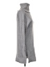 Cupcakes & Cashmere 100% Polyester Gray Turtleneck Sweater Size XS - photo 4