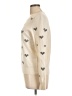 Magaschoni 100% Cashmere Graphic Ivory Cashmere Pullover Sweater Size L - photo 5