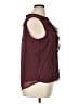 Tommy Hilfiger 100% Polyester Burgundy Sleeveless Blouse Size XL - photo 4