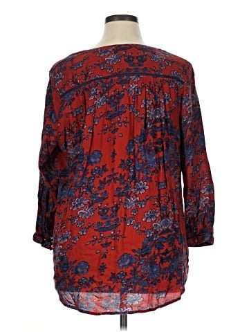 Lucky Brand 3/4 Sleeve Blouse (view 2)